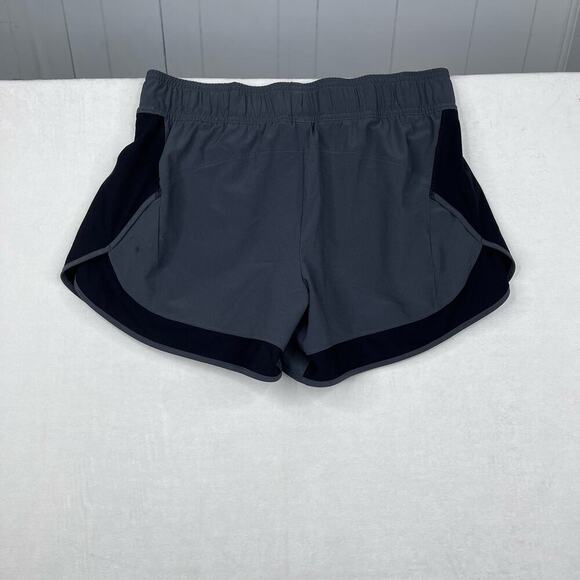 Second Skin Black Athletic Stretch Lined Performance Running Shorts Size Small - Picture 3 of 7